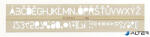KOH-I-NOOR Betűsablon, 20 mm, KOH-I-NOOR (074801400000)