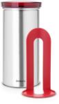 Brabantia Буркан иноксов с червен капак за 18 броя кафе дози Brabantia (646986)