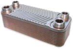 LUPI Lemezes hőcserélő 20 lemez 45 kW 2x1/2" és 2x3/4" csatlakozóval (HOCSERELO-20-LEMEZ)