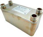  Lemezes hőcserélő 40 lemezes 1000kW 2 külső csatlakozással Ba-95-40 (BA-95-40_lemezes_hocserelo)