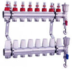 LEDNET Fűtési osztó-gyűjtő 8 körös fűtési elosztó (OSZTO_GYUJTO_8KOR)