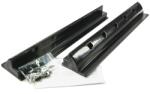 jvs Napelem tartó műanyag sín 55 cm 2 db fekete - lakókocsi, lakóautó, hajó tetejére rögzítéshez (NAPELEM_TARTO_HOSSZU_55CM_FEK)