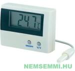 Basetech Digitális hőmérő 1 méter vízálló érzékelő kábellel (DIGITALIS_HOMERO)
