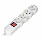 ORNO 4 Plug Switch (OR-AE-13265(GS)/W)