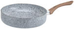 Voltz Тиган Oliver Voltz Siena OV51319J28D, 28 см, Дълбок, Мраморно покритие, Индукция, Сив (OV51319J28D)