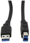 Goobay 93654 USB kábel USB 3.2 Gen 1 (3.1 Gen 1) 3 M USB A USB B Fekete (CABLE-1130-3.0 VLCP61100L30)