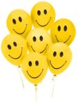 Family Collection Smiley Mosolygós Sárga Lufi Szett - 12 db (T4066)