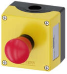 Siemens 3SU1801-0NA00-2AA2 tokozott vészgomb, 1NC, reteszoldás forgatással Sirius (3SU18010NA002AA2)