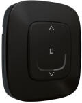 Legrand 752891 Valena Allure-Netatmo okos vezeték nélküli redőny/zsaluzia kapcsoló (ETV), falon kívüli, 1-es kerettel, fekete (752891)