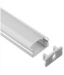Clearled LED szalaghoz alu sín SZETT felületi 12 mm belméret 2m+ matt fedél CLS67612M (CLS67612M)