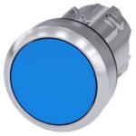 Siemens 3SU1050-0AB50-0AA0 nyomógombfej, kék, fém Sirius (3SU10500AB500AA0)