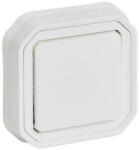 Legrand 069852L Plexo 55 süllyesztett váltókapcsoló rögzítőkörömmel 10A, összeszerelt, fehér (069852L)