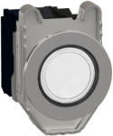 Schneider Electric Harmony XB4 - XB4FW31B5 - panelbe süllyesztett komplett fém LED világító nyomógomb, Ø30, 1NO, 24V, fehér (XB4FW31B5)