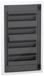 Schneider Electric PrismaSeT XS - LVSXP418 - Szekrény, füstszínű ajtó, süllyesztett, 4x18 modul, PEN (LVSXP418)