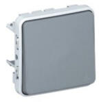 Legrand 69541 Plexo 55 egypólusú nyomó átkapcsoló, 10A, szürke (069541)