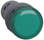 Schneider Electric Easy Harmony XA2 - XA2EVE3LC - LED jelzőlámpa, Ø22, 48V AC/DC, zöld (XA2EVE3LC)