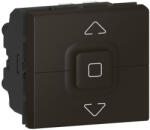 Legrand Program Mosaic redőnykapcsoló, matt fekete - 079126L (079126L)