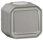 Legrand 069713L Plexo 55 falon kívüli váltókapcsoló jelzőfénnyel 10A, összeszerelt, szürke (069713L)