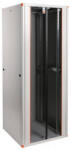 Legrand Evoline/Estap hálózati rack szekrény EVO42U8080 19' ' 42U 800x800x1894mm szürke dupla üvegajtó / kidönthető hátlap (EVO42U8080)
