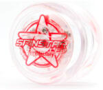 YoYoFactory Spinstar LED áttetsző/piros yo-yo (YO-910)