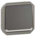 Legrand 069803L Plexo 55 váltókapcsoló jelzőfénnyel 10A, antracit (069803L)