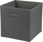 DOCHTMANN Kallaxba, kordbársony, sötétszürke 31 × 31 × 31 cm (400257)