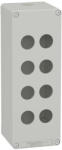 Schneider Electric Harmony XAP - XAPD4508 - üres tokozat, szürke, 8 lyuk, M25 (XAPD4508)