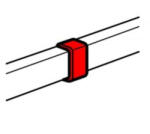 Legrand DLP mini takaróelem 32x12, 5 mm csatornához - 33603 (33603)