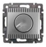 Legrand 770260 Valena forgatógombos fényerőszabályzó 100-1000W (izzó- és halogén), alumínium (770260)