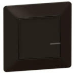 Legrand Valena Allure Netatmo fekete okos kapcsoló/dimmer (végrehajtó), nulla vezető nélkül (retrofit), keret nélkül 756384A Legrand (756384A)