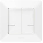 Legrand Valena Life-Netatmo okos kettős kapcsoló (végrehajtó), nulla (N) vezető bekötéssel, 1-es kerettel, fehér - 752188 (752188)