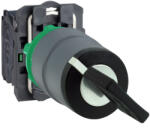 Schneider Electric Harmony XB5 - XB5AG21C0 - komplett műanyag kapcsoló, Ø22, 455 kulcsos, 2 állású, 1NO, szürke körgyűrű (XB5AG21C0)
