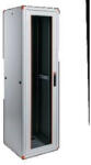 Legrand Evoline/Estap hálózati rack szekrény EVO22U6080 19' ' 22U 600x800x1004mm szürke szimpla üvegajtó / kidönthető hátlap (EVO22U6080)
