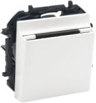 Legrand 863146B Niloé Step mechanikus hotelkártya-kapcsoló, fehér (863146B)