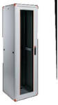 Legrand Evoline/Estap hálózati rack szekrény EVO26U6060 19' ' 26U 600x600x1182mm szürke szimpla üvegajtó / kidönthető hátlap (EVO26U6060)