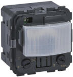 Legrand 067026A Céliane mozgásérzékelős (PIR) kapcsoló mechanizmus, 2-150 W (LED max. 100 W), 2 vezetékes, beépített nyomóval (067026A)