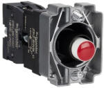 Schneider Electric Easy Harmony XB2 - ZB2BWB42C - Világító aljzat, gallér, piros led, fém (ZB2BWB42C)