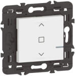 Legrand Program Mosaic Netatmo fehér okos redőny/zsaluzia kapcsoló (végrehajtó), nulla (N) vezető bekötéssel, keret nélkül 077706LA Legrand (077706LA)