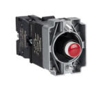 Schneider Electric Easy Harmony XB2 - ZB2BWM42C - Világító aljzat, gallér, piros LED, fém (ZB2BWM42C)