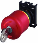 Eaton vész-ki kulcsos nyomógomb, 1ny, előlapra, kpl, m22-pvs/k01-216514 (216514)