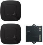 Legrand Valena Allure-Netatmo okos előre párosított szett váltókapcsoláshoz: mikromodul BE/KI + 2 db kapcsoló (ETV), fekete - 752850 (752850)