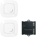 Legrand 752550 Valena Allure-Netatmo okos előre párosított szett váltókapcsoláshoz: mikromodul BE/KI + 2 db kapcsoló (ETV), fehér (752550)