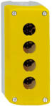 Schneider Electric Harmony XALK - XALK04 - tokozat vészleállítóhoz, sárga, üres, 4 kivágás (XALK04)