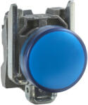 Schneider Electric Harmony XB4 - XB4BV5B6 - komplett fém LED jelzőlámpa, Ø22, 400VAC, kék (XB4BV5B6)