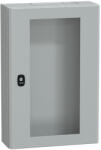 Schneider Electric Infraplus Small Office - NSYS3DM6415T - S3DM moduláris szekrények H600XW400XD150 üvegajtós (NSYS3DM6415T)