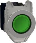 Schneider Electric Harmony XB4 - XB4FW33B5 - panelbe süllyesztett komplett fém LED világító nyomógomb, Ø30, 1NO, 24VAC/DC, zöld (XB4FW33B5)