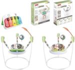 WePro Store 2 az 1-ben babaugró aktivitásközponttal, WePro Store, babaugró, állítható magasságú, 360 fokban forgó ülés, hangok, fények és vonzó kiegészítők, ideális 6 hónapos kortól babáknak, zöld