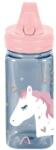 PASO Unikornisos Szívószálas Kulacs - Tritán, Fairy Tale