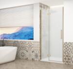 SAPHO TRINITY GOLD 90 cm balos zuhanyajtó matt üveggel, matt arany GT1290ML-G (GT1290ML-G)