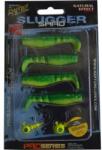Rapture Slugger Shad Set 55 Lime Yellow 4+2db/csg, Műcsali szett